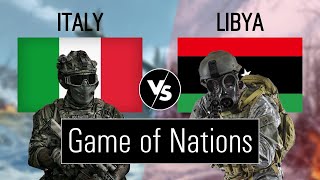 Italy vs Libya Military power comparison