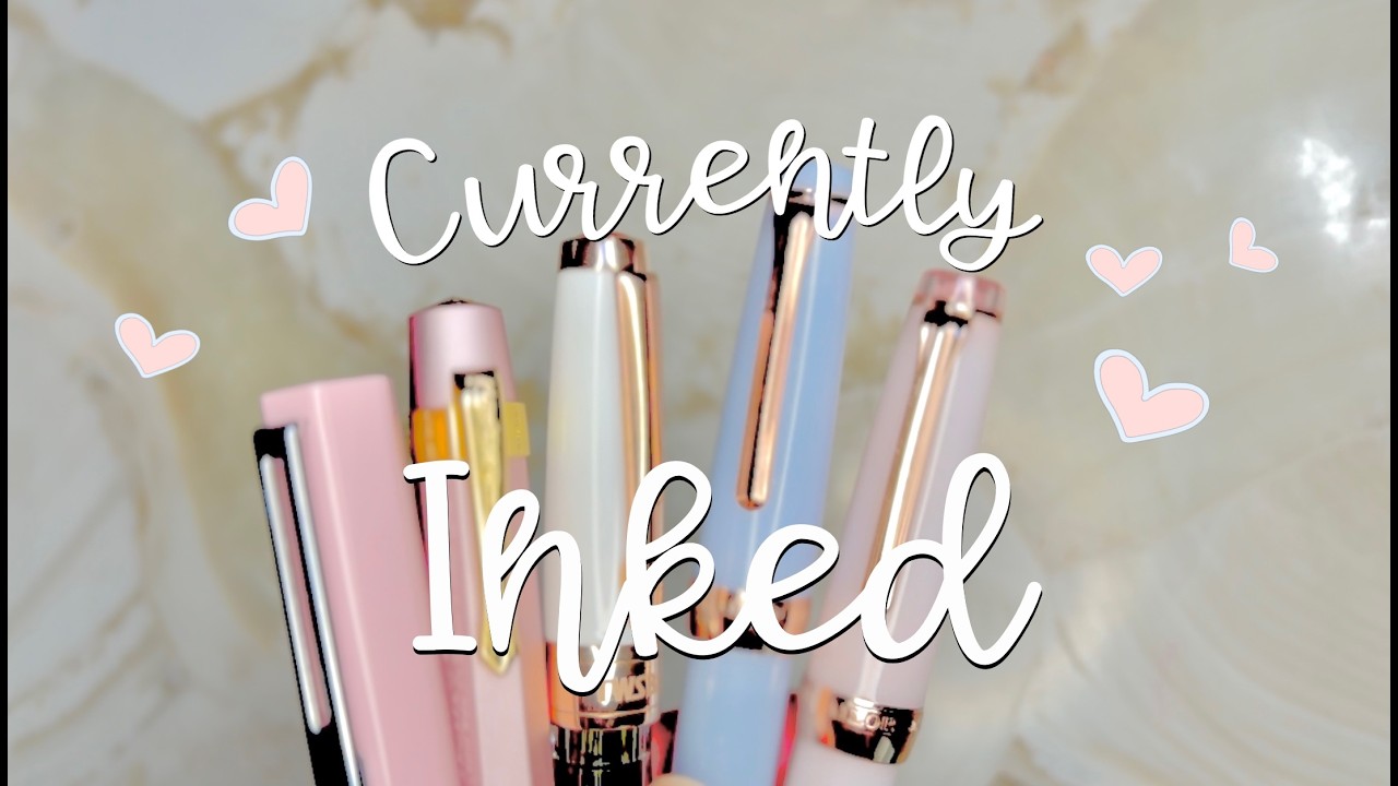 Currently Inked February Featuring Sailor Hachimonjiya Twsbi Kaweco Hello Kitty