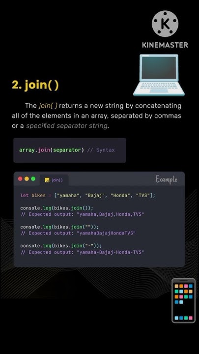 Join ( ) - javascript method - YouTube