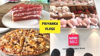 Weekend Vlog India| New Miniso Store In Bangalore| Glens Bakehouse Restaurant Review| Priyanka Vlogs screenshot 1