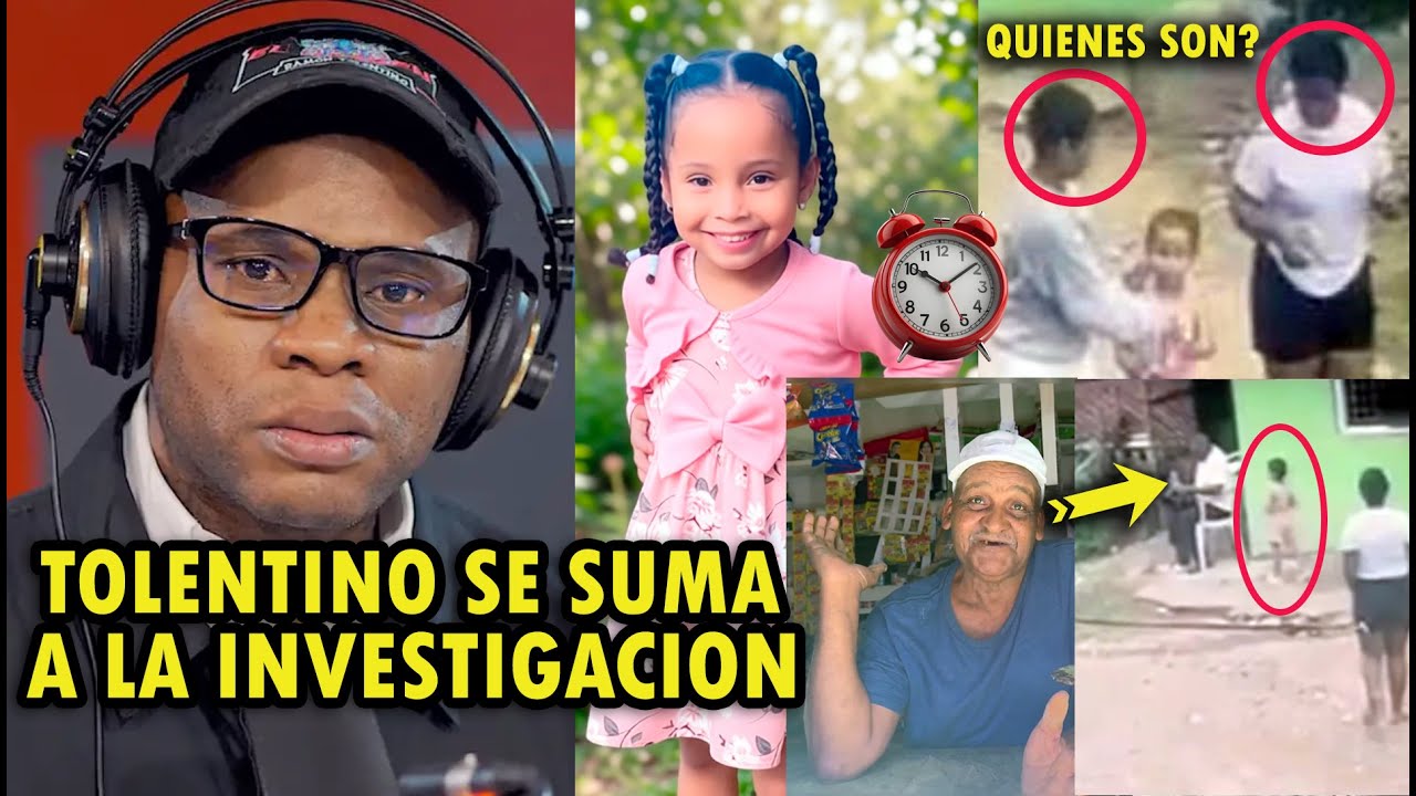 Tolentino se suma a la investigación de la niña desaparecida!!!