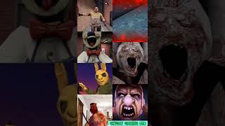 Jumpscare Battle! Mr Meat ‣Slendrina Vs Rod^ Spider Mom Ng Vs Kidnapper Witch Cry ヘ HeadHorse
