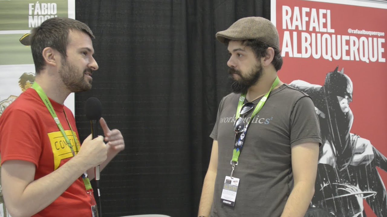 Rafael Albuquerque interview at New York Comic Con 2015 by ComicsVerse ...