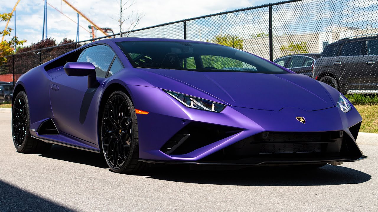 NOTHING BEATS A PURPLE LAMBORGHINI EVO RWD! - YouTube