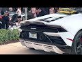 Lamborghini huracan redline reving rev limiter exhaust sounds