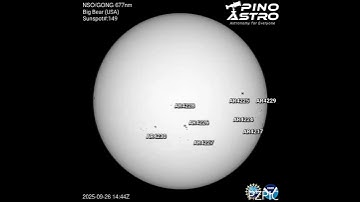 Daily Sunspots: Sept 26, 2025.#PinoAstro
