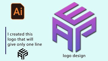 The Logo Design Process Letters Logo In Polygon & Adobe Illustrator Tutorials, @artgrapocean3902