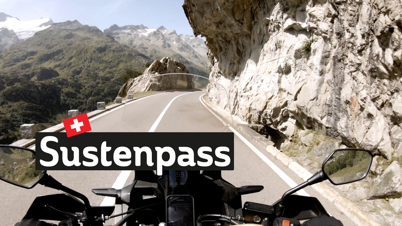 Sustenpass | CRF 1000L Africa Twin | Engine Sound Only | 4K