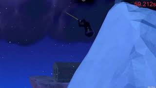 Getting over it - 3.075 ice mountain in run [WORLD RECORD]