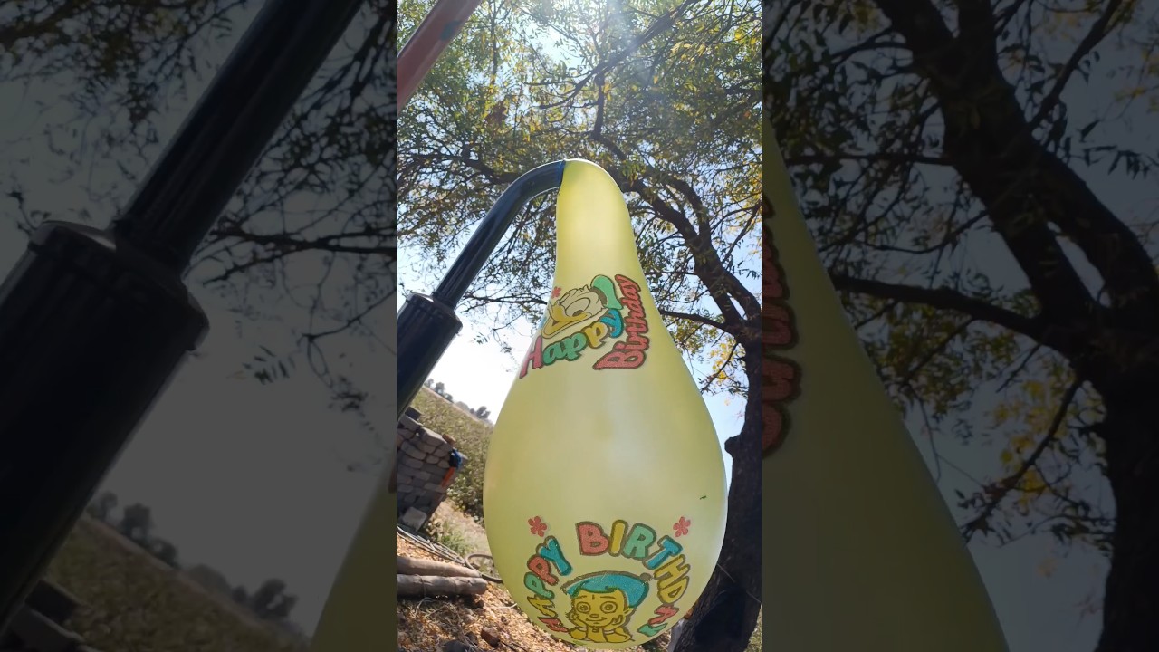 Monster Balloon🎈VS Tractor | Balloon Experiment 