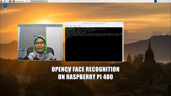 OpenCV Face Recognition on Raspberry Pi 400 #facerecognition #opencv #imageprocessing