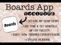 Boards app training