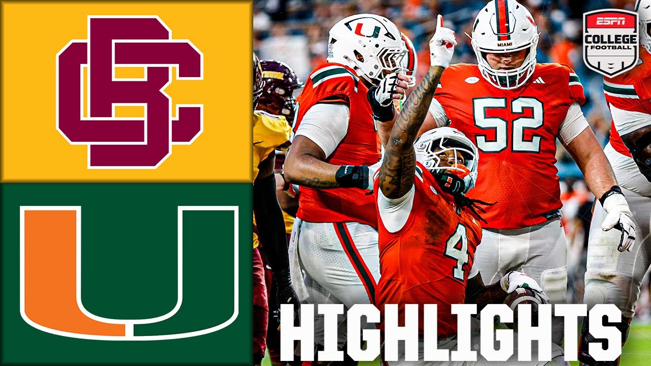 Bethune-Cookman Wildcats vs. Miami Hurricanes | Full Game Highlights | ESPN College Football