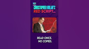 Why Nolan Scripts Never Leak — The Red Paper Mystery