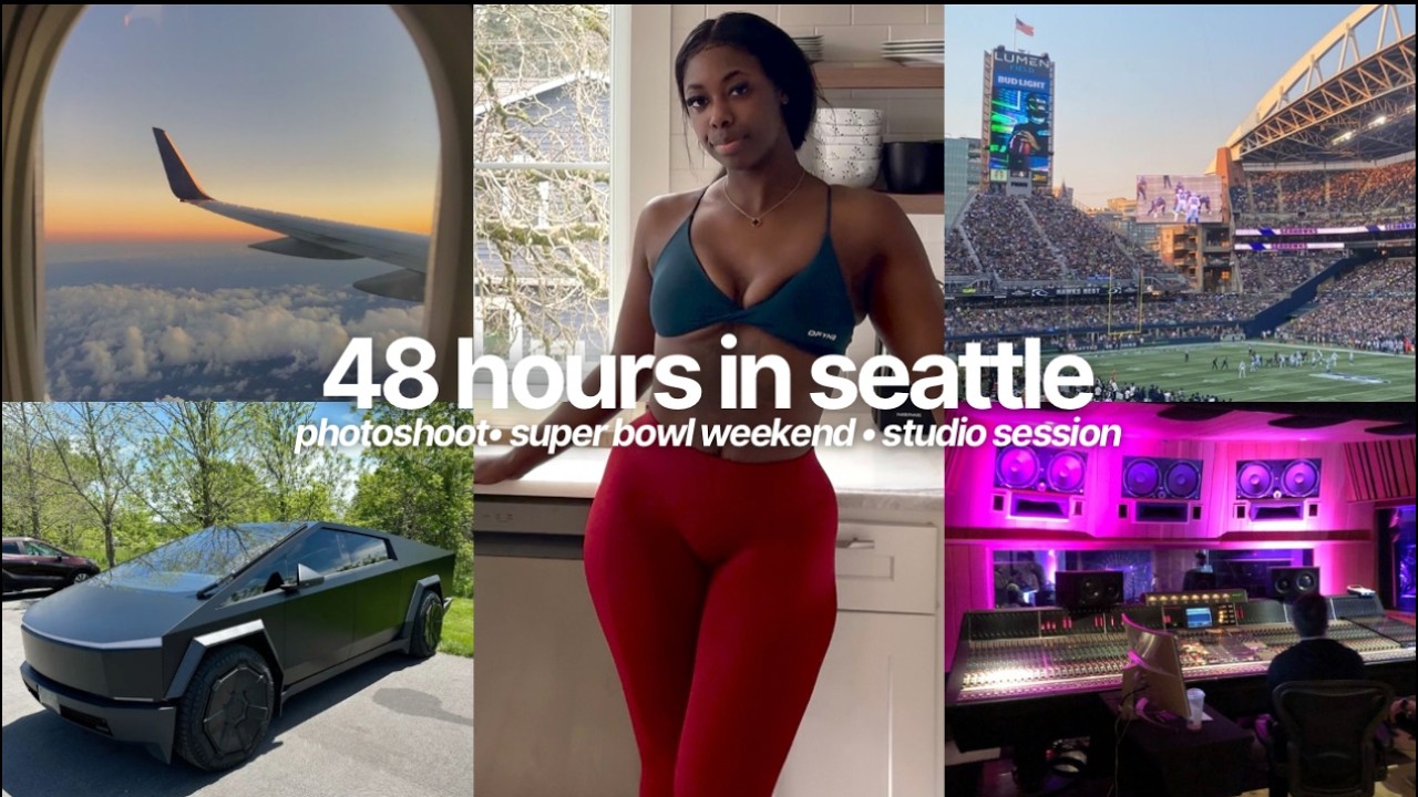 48 Hours in Seattle | Photoshoot, Super Bowl Weekend & Studio Session