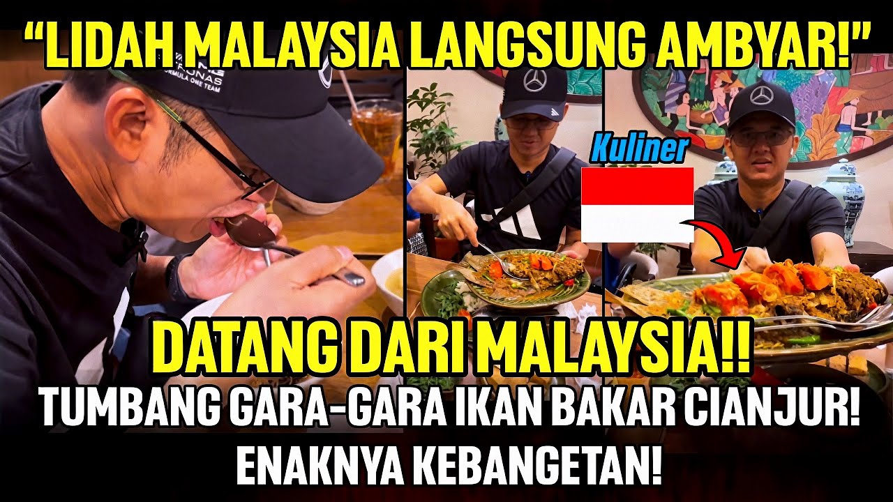 Datang Dari Malaysia, Tumbang Gara-Gara Ikan Bakar Cianjur! Enaknya Kebangetan! 