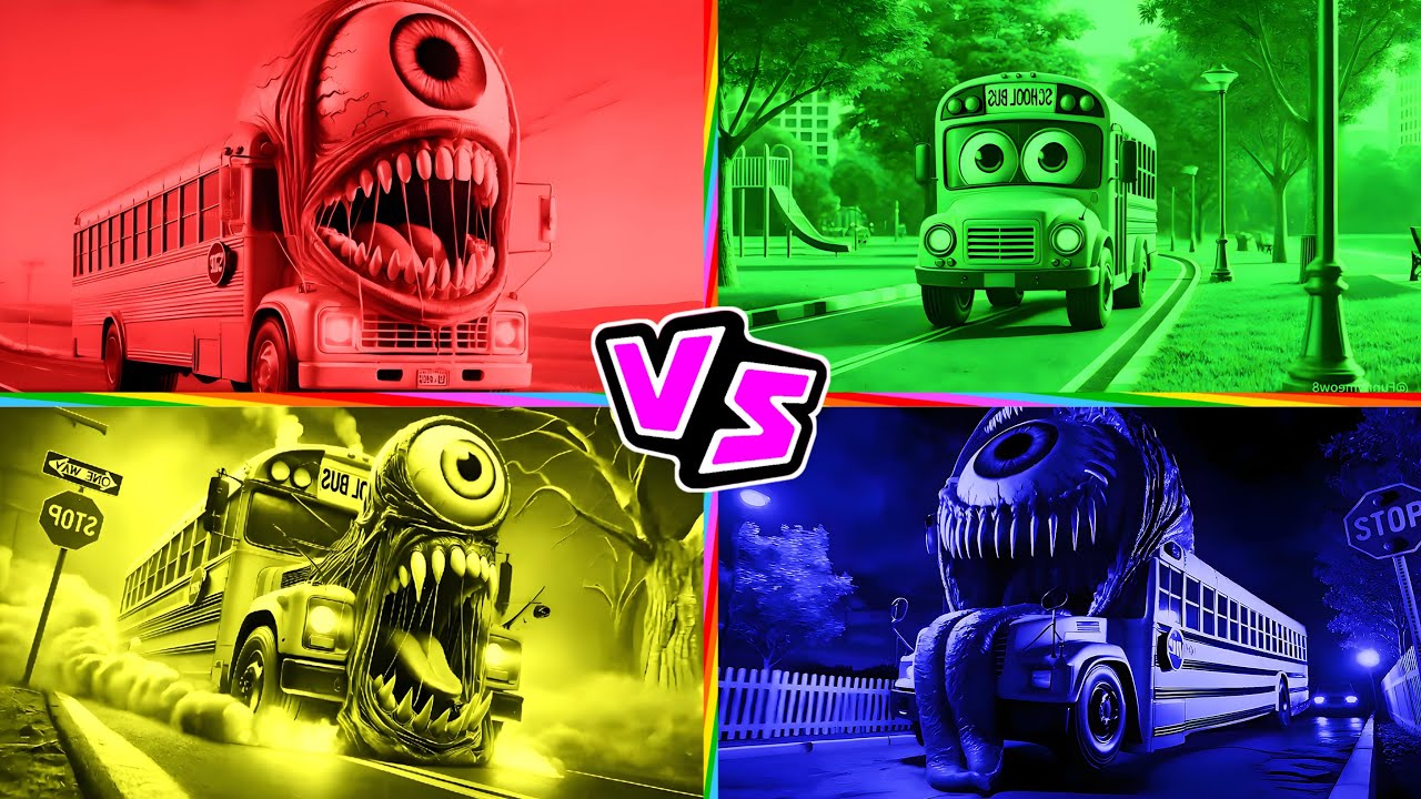 🚌SCHOOL BUS EATER🎶CoffinDance Song