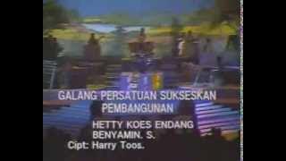 Hetty Koes Endang & Benyamin S. - Finalis Lomba Cipta Lagu Pembangunan Tk Nasional 1987