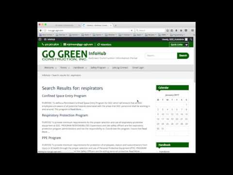 InfoHub Introduction - Go Green Construction