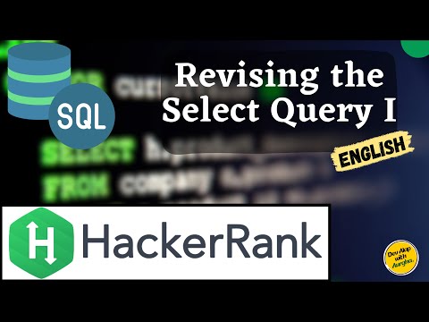 Revising the Select Query I  | SQL Server | HackerRank SQL Problem Solving (English)