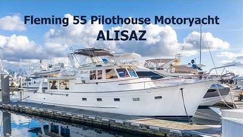2001 Fleming 55 Pilothouse Motoryacht "ALISAZ" - Boathouse Kept and For Sale in Tacoma, WA