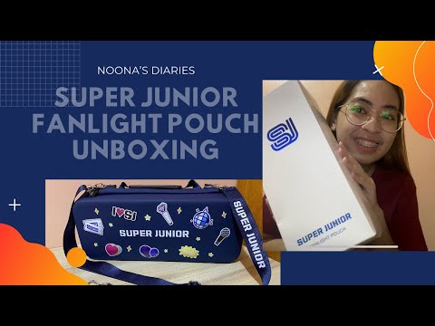 Unboxing] Super Junior Lightstick Pouch - YouTube