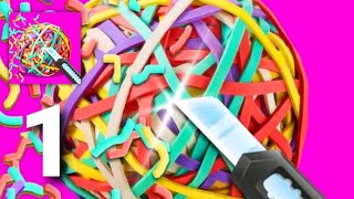 Rubber Cutting 3D - Gameplay Walkthrough Part 1 Tutorial (ios Android) screenshot 4