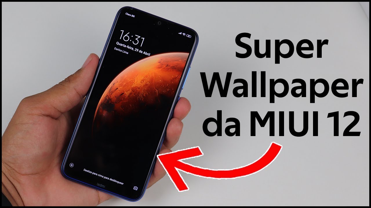 Instalei o Super Wallpaper da MIUI 12 no Redmi Note 8 Veja como