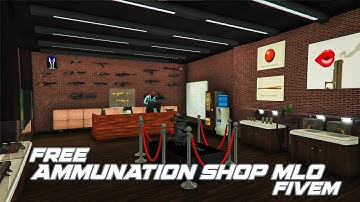 Free Ammunation Shop MLO Fivem | Installation & Showcase