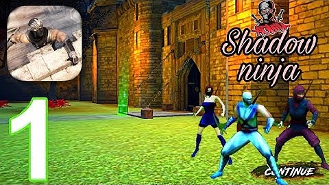 Shadow Ninja Assassin Game - Gameplay Walkthrough  Part 1 Level 1 to 5 (iOS, Android)