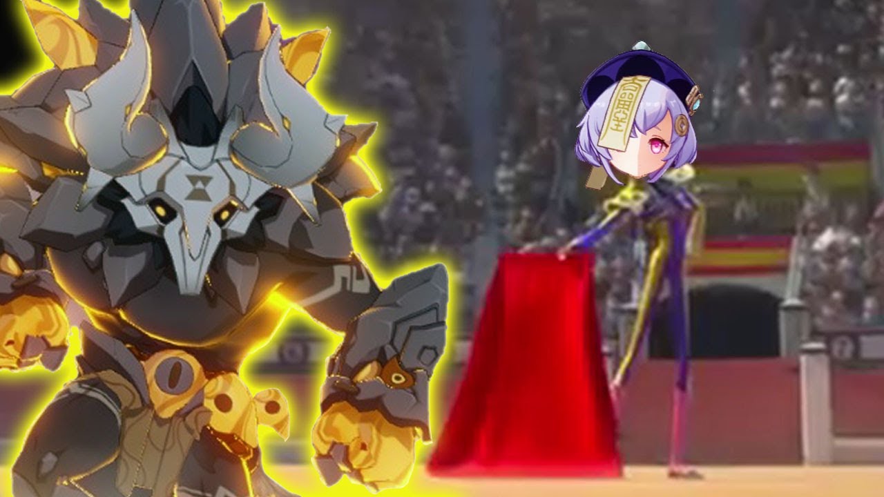 Qiqi Drawns Stonehide - Genshin Impact