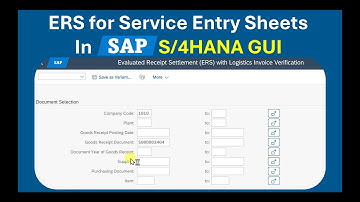 Master the ERS process with Service Entry Sheets in SAP S/4HANA using ML81N!