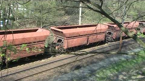 2 Class151 DBS/Railion with Iron Ore Train at Venlo,the Netherlands,April 15,2010