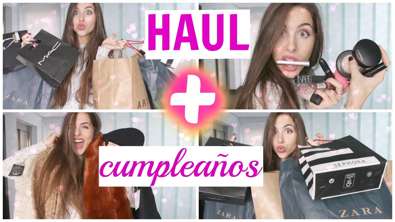 HAUL + mis regalos de cumpleaños (Mac, Zara, Nars...) | Raquelreitx