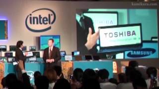 TOSHIBA Convertible Ultrabook at Computex 2012 Intel Event Part.1