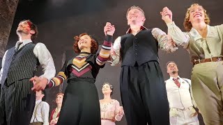 Bonnie and Clyde FRONT ROW Curtain Call Bows 2 April 2023 Garrick Theatre London - Barney Wilkinson