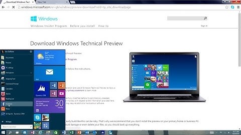 How To Download Windows 10 Technical Preview
