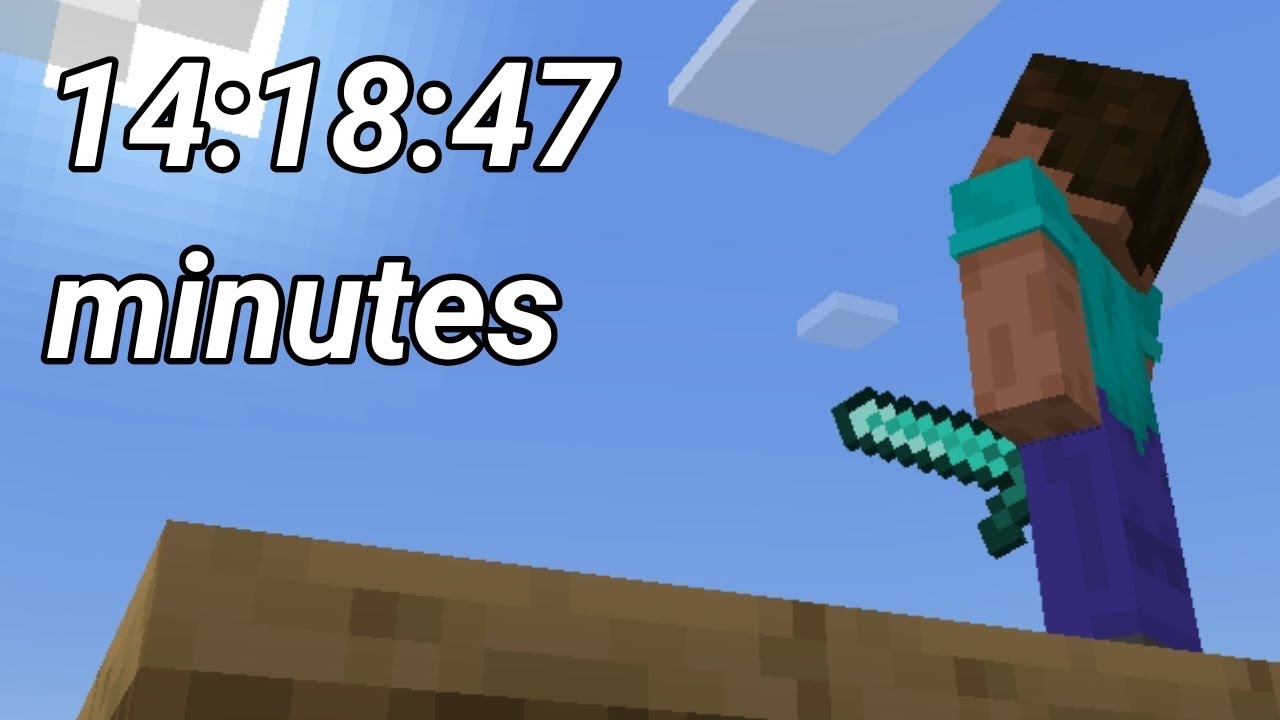 Minecraft speedrun world record in 14:18 minutes (SSG or Set seed ...