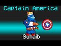 امونق اس بس انا كابتن أمريكا خاف مني Among Us Captain America 