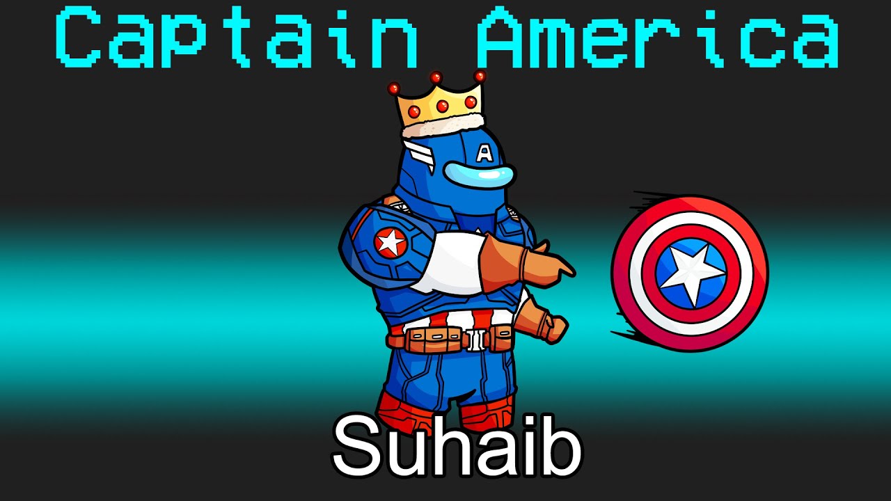 امونق اس بس انا كابتن أمريكا! (خاف مني!)🤣 - Among Us Captain America