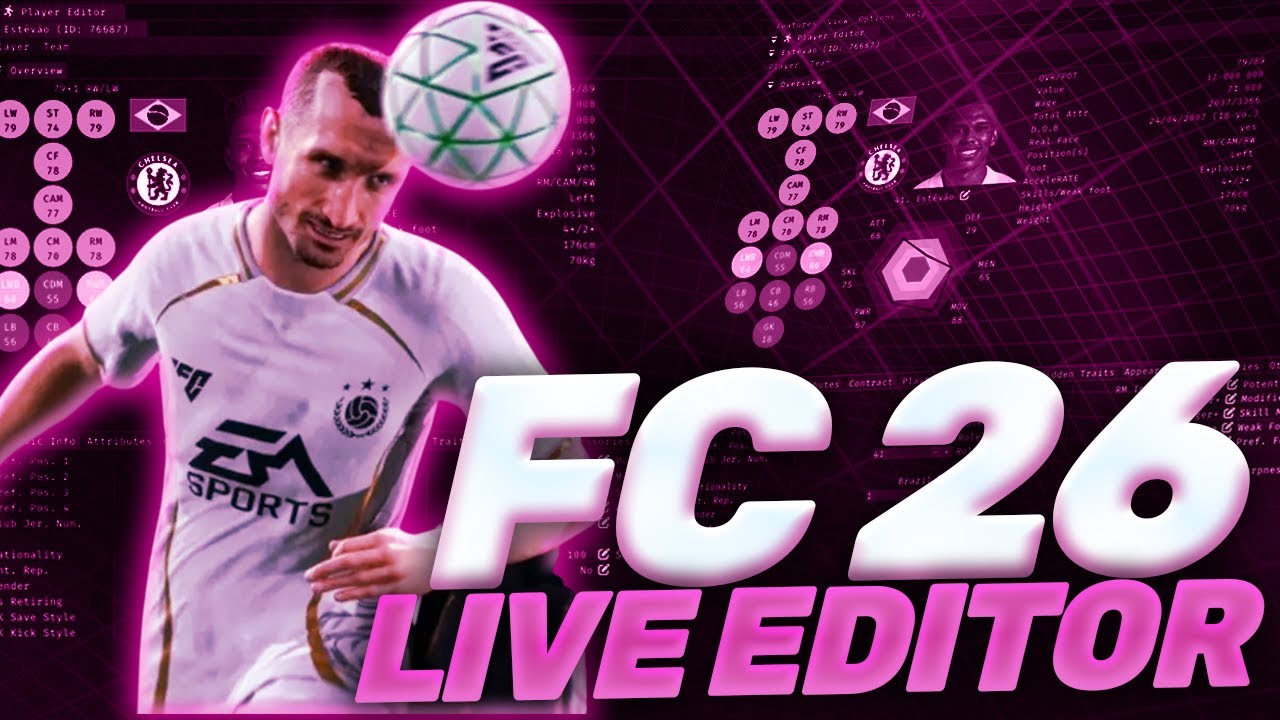 [NEW 2025] FC 26 Live Editor | FC 26 Live Editor Tool For Career Mode ...