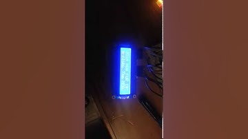 Raspberry Pi 16x2 text LCD display demo