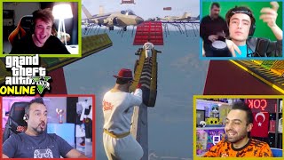 BUNU DA YAPMAZSIN! GTA 5 ÇILGIN KOŞU VE KIPRDAYAN ZEMİN! | EKİPLE GTA 5 ONLINE