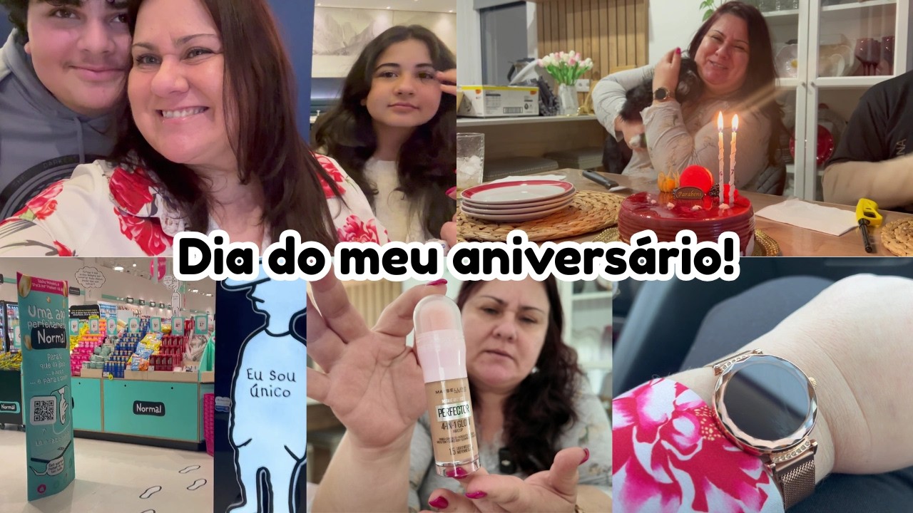Vlog# Dia do meu aniversário ! Compras Normal !