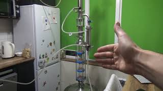 видео: Зерновой виски. Часть 2 - Получения СС и Дробная перегонка на тарелках. картинка: Зерновой виски. Часть 2 - Получения СС и Дробная перегонка на тарелках.