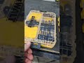 toughcase dewalt #organizador #organização #dewalt #toughcase #bits #armagenagem #eletrica #tstack