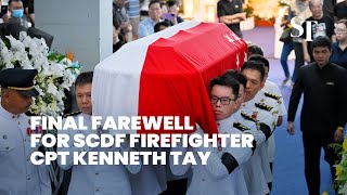 Final farewell for SCDF firefighter CPT Kenneth Tay