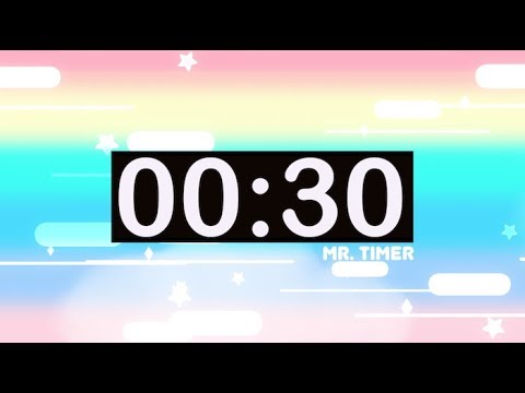 30 Second Timer With Music For Kids Countdown Video Hd Youtube