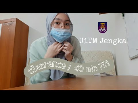 [Vlog] Kemas-kemas 40 minit !!- UiTM Jengka