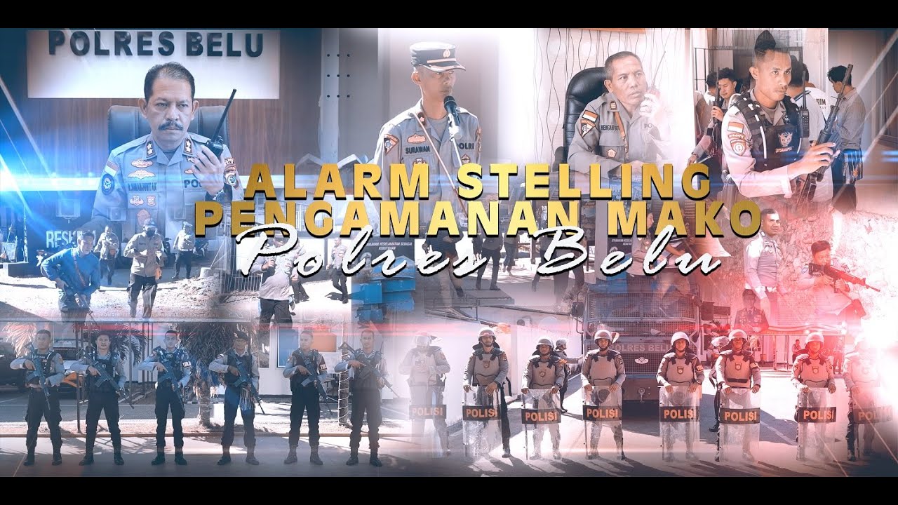 ALARM STEELING PERTAHANAN MAKO POLRES BELU